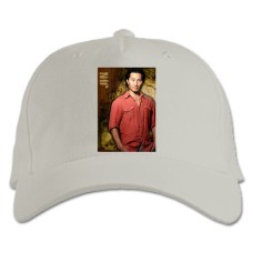 Бейсболка с принтом Остров Лост Джин - белая