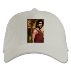 Бейсболка с принтом Остров Лост Саид - белая