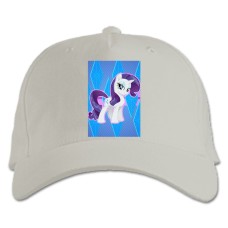 Бейсболка с принтом Моя Маленькая Пони Рарити Пони - белая