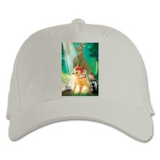Baseball cap with Print Bambi Main Theme - white