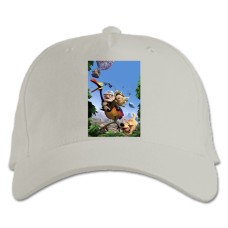 Baseball cap with Print Up Main Heroes - white