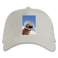 Baseball cap with Print Up Dog Dug - white