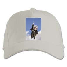 Baseball cap with Print Up Carl Fredricksen - white