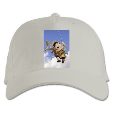 Baseball cap with Print Up Russell Flying - white