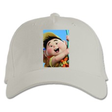 Baseball cap with Print Up Russell Face - white
