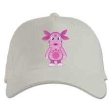 Baseball cap with Print Cute Luntik - white