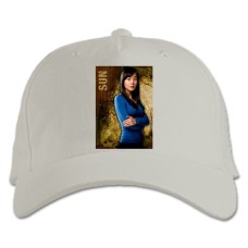 Бейсболка с принтом Остров Лост Солнце - белая