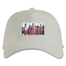 Кепка з принтом Покидьки Герої - біла