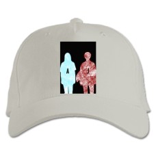 Baseball cap with Print The End Of The F *** Ing World Heroes - white