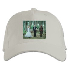 Baseball cap with Print The End Of The F *** Ing World Main Heroes - white