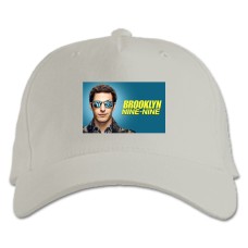 Бейсболка с принтом Бруклин 9-9 Главная Тема - белая