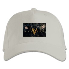 Baseball cap with Print Vikings Logo Heroes - white
