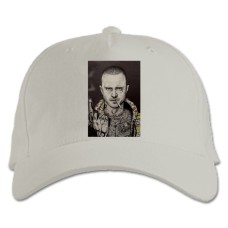 Бейсболка с принтом Во Все Тяжкие Джесси Пинкман Принт - белая