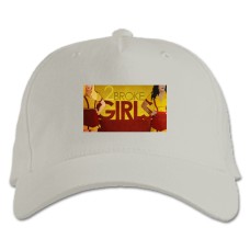Baseball cap with Print 2 Broke Girls Art Edition - white