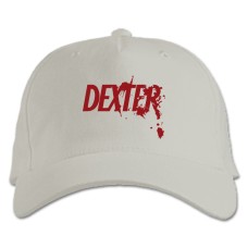 Baseball cap with Print Dexter Logo - white