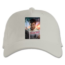 Baseball cap with Print Dexter Main Hero - white
