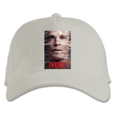Baseball cap with Print Dexter Series Print - white