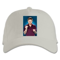 Baseball cap with Print Dexter Hero - white