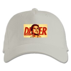 Baseball cap with Print Dexter Art - white