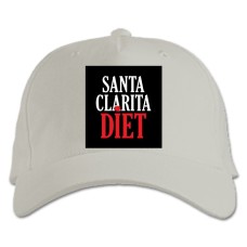 Baseball cap with Print Santa Clarita Diet Logo - white