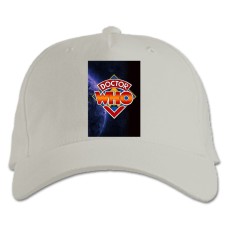 Baseball cap with Print Doctor Who Big Logo - white