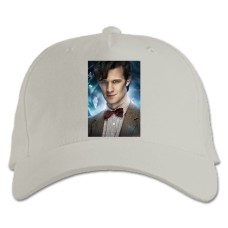 Baseball cap with Print Doctor Who Hero - white