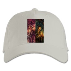Baseball cap with Print Doctor Who Art Edition - white