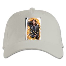 Кепка з принтом Доктор Хаус Герой - біла