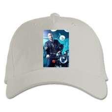 Кепка з принтом Доктор Хаус Принт Герой - біла