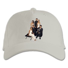 Baseball cap with Print Friends Main Heroes - white