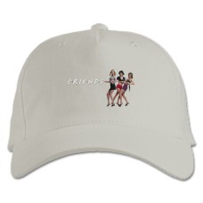 Baseball cap with Print Friends Theme - white