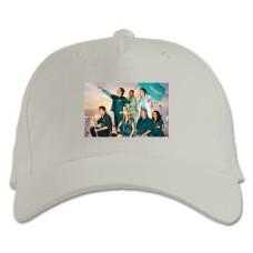 Baseball cap with Print Scrubs Heroes Print - white