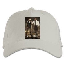 Baseball cap with Print Bones Heroes - white
