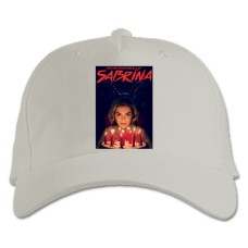 Baseball cap with Print Chilling Adventures Of Sabrina Theme - white