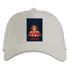 Baseball cap with Print Chilling Adventures Of Sabrina Print - white