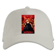 Baseball cap with Print Chilling Adventures Of Sabrina Hero - white