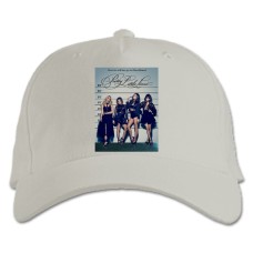 Бейсболка с принтом Милые Обманщицы Девушки - белая