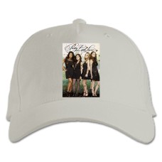 Бейсболка с принтом Милые Обманщицы Девушки Принт - белая