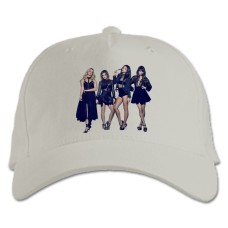 Бейсболка с принтом Милые Обманщицы Девушки Герои - белая