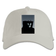 Бейсболка с принтом Мистер Робот Прикольный Принт - белая