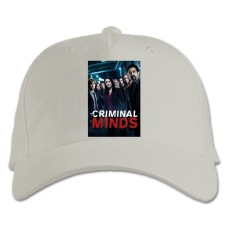 Baseball cap with Print Criminal Minds Print - white