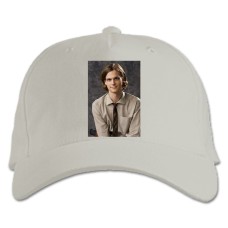 Baseball cap with Print Criminal Minds Dr. Spencer Reid - white