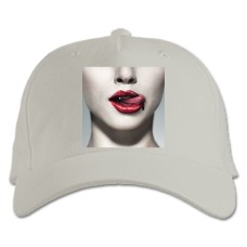 Baseball cap with Print True Blood Print - white
