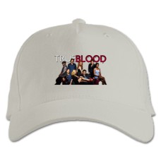 Baseball cap with Print True Blood Heroes - white