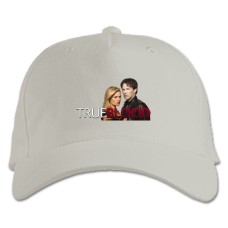 Baseball cap with Print True Blood Heroes Logo - white