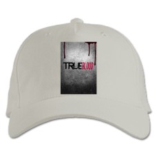 Baseball cap with Print True Blood Logo - white