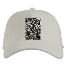 Baseball cap with Print True Detective Art - white