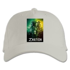 Baseball cap with Print Z Nation Print - white