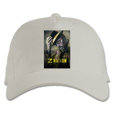 Baseball cap with Print Z Nation Alvin Murphy Hero Print - white