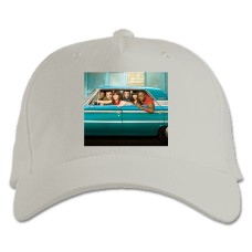 Бейсболка с принтом Новенькая Герои - белая